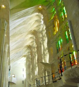 Sick walls of Sagrada Familia